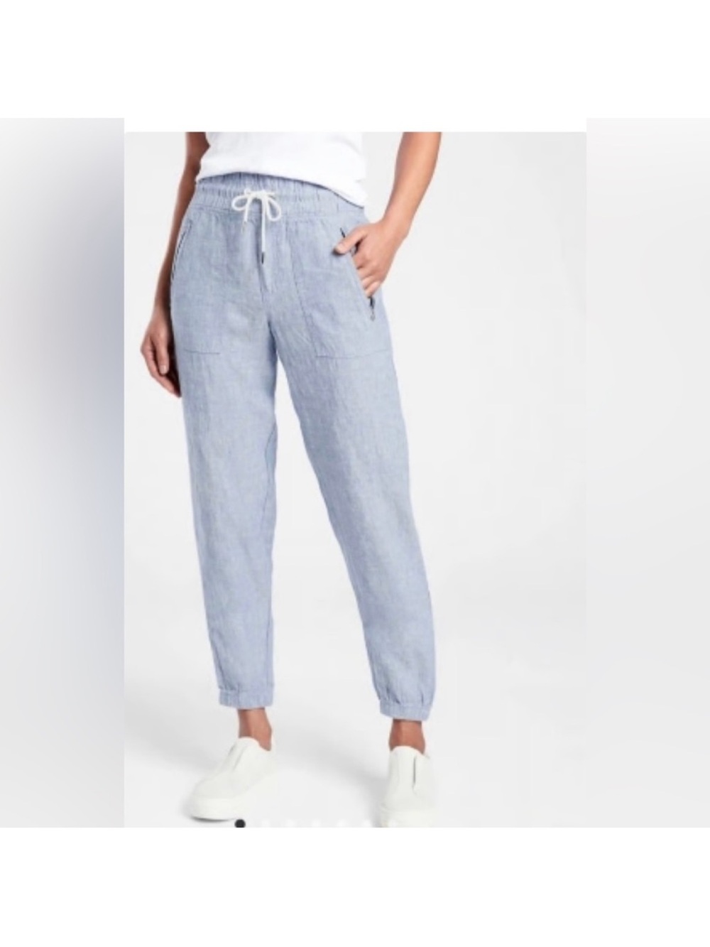 Athleta Cabo women’s linen jogger size 4